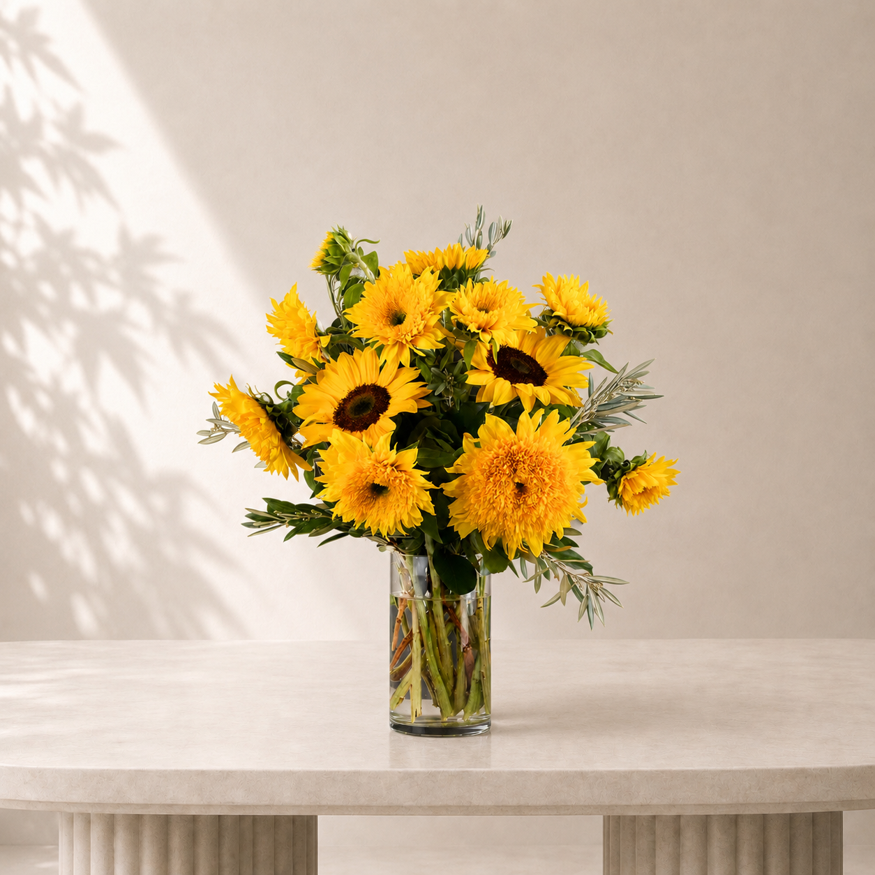 Sunflower Vase Arrangement