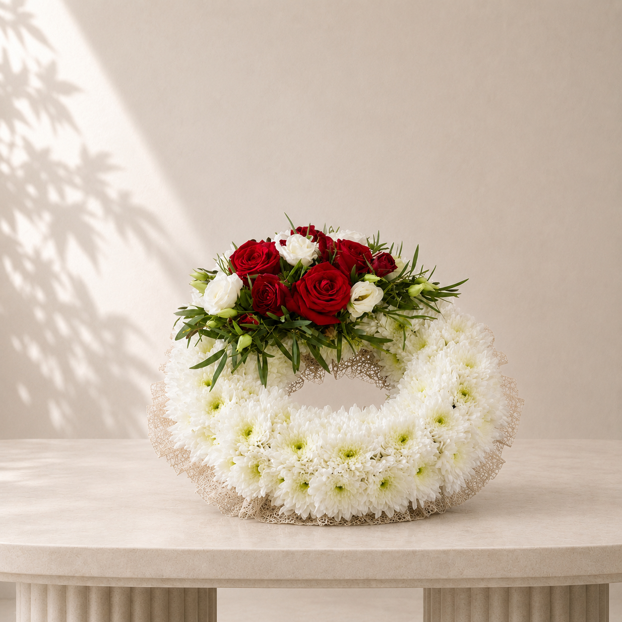 Red Rose Remembrance Wreath