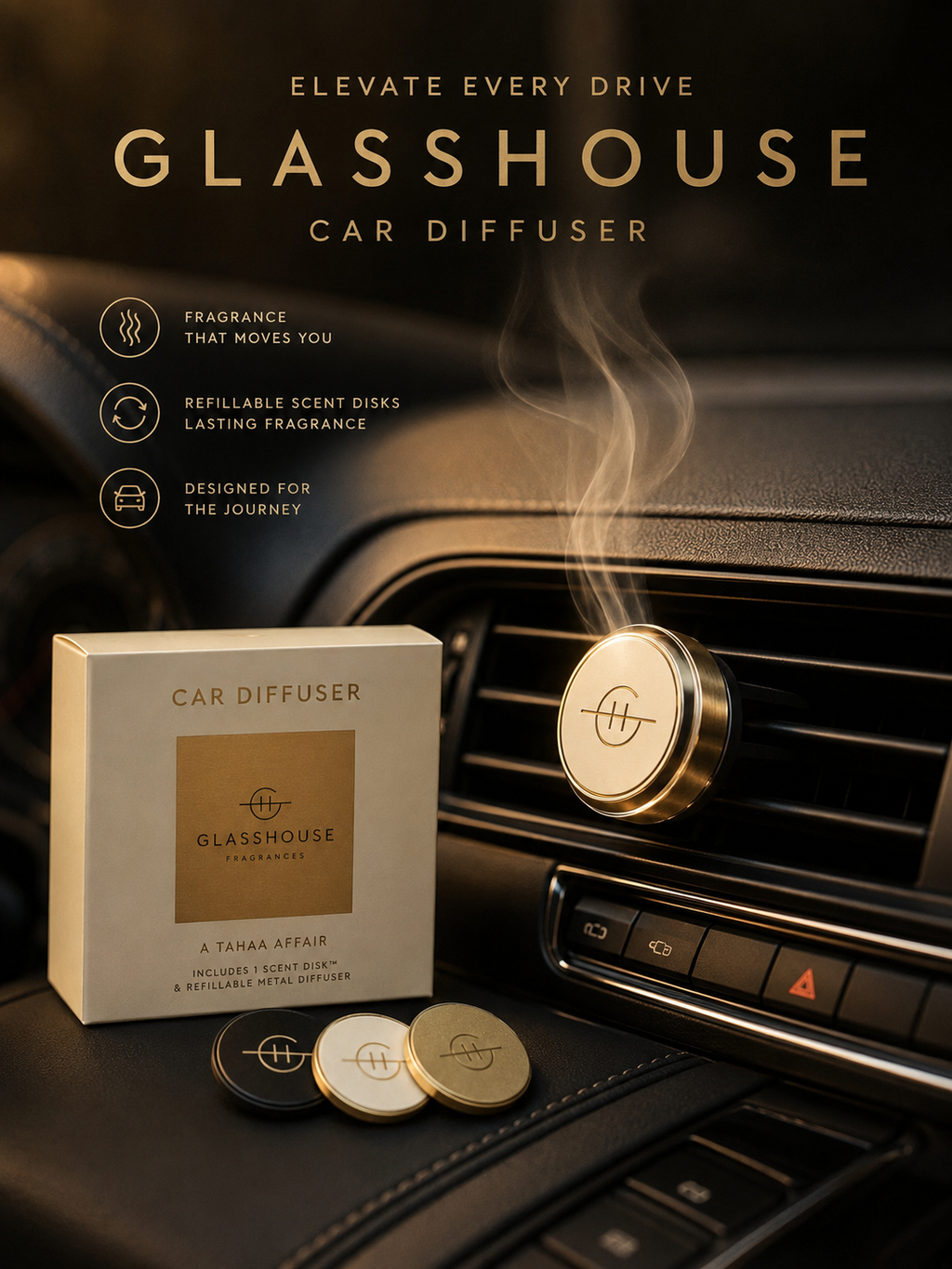 Glasshouse Car Diffuser