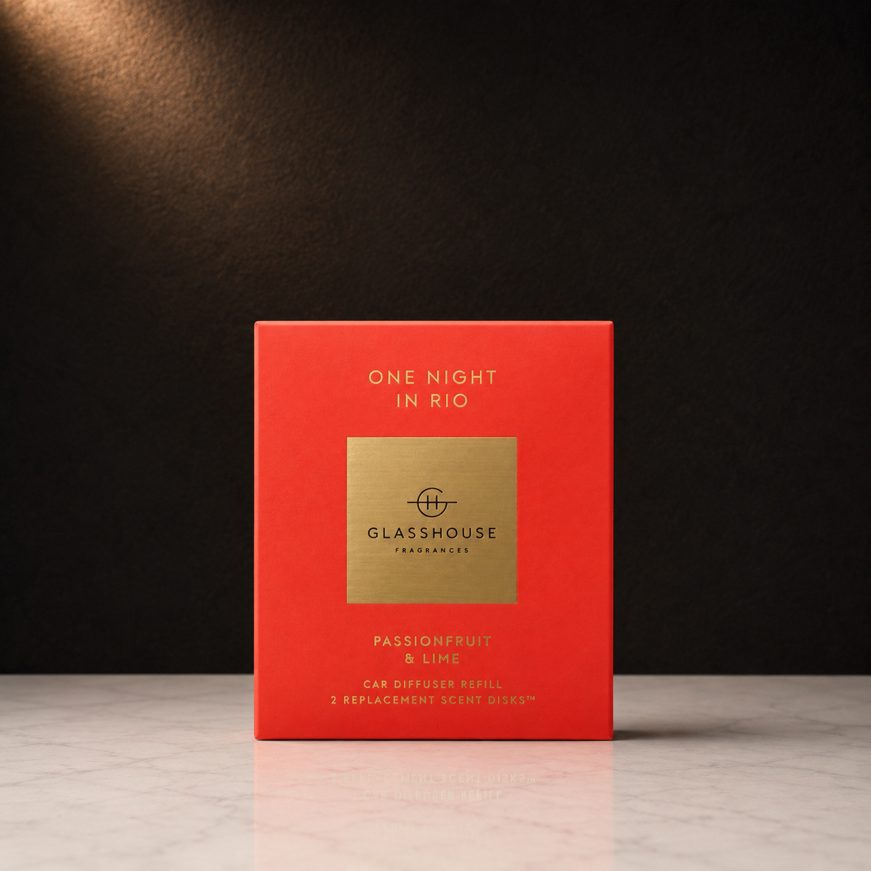 Glasshouse Car Diffuser Refill One Night in Rio — Passionfruit & Lime