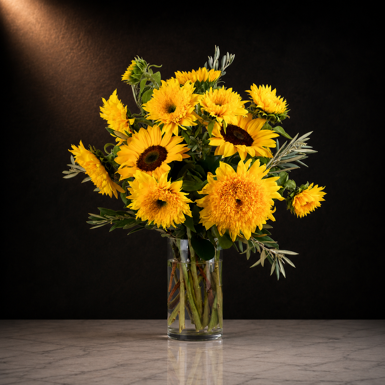 Sunflower Vase Arrangement